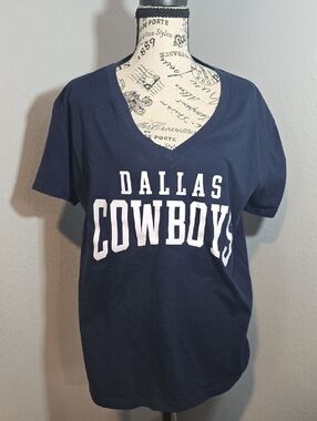 PINK Navy and Light Pink Tee